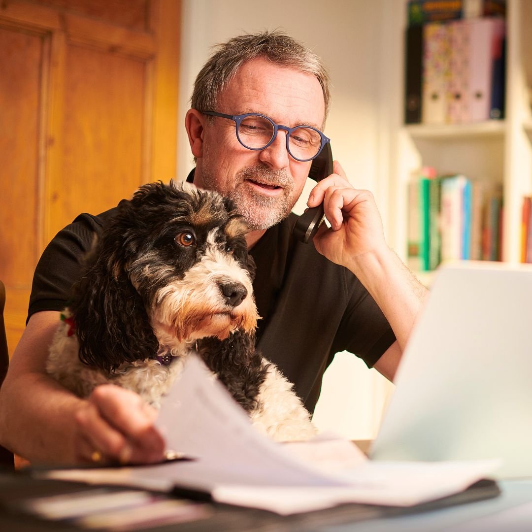 business-owner-with-dog